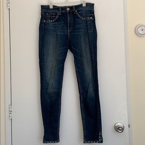 rag & bone Jeans - Rag and Bone 10 Inch Studded Skinny Jean rag & bone Jeans - Rag and Bone 10 Inch Studded Skinny Jean